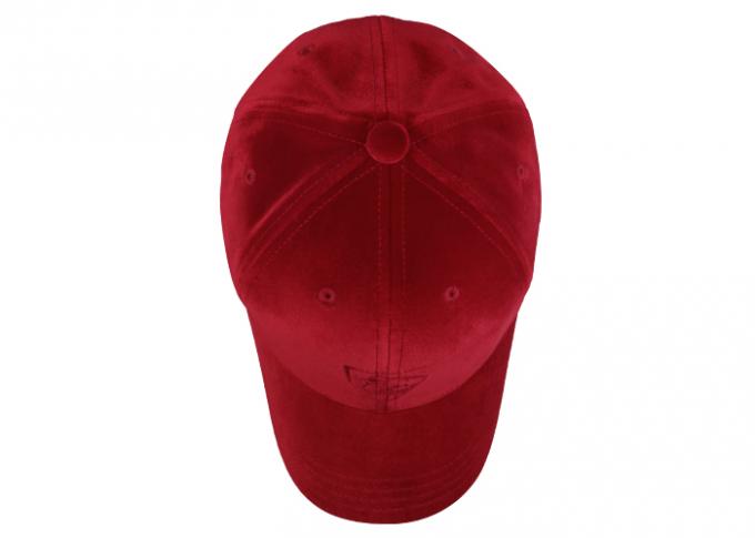 Il parasole del cappuccio del papà di rosso violaceo ha curvato il logo del ricamo del pleuche