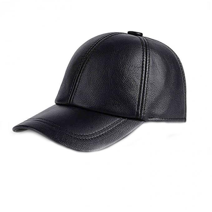 Il pannello su ordinazione della curva 6 di alta qualità del berretto da baseball di cuoio misura il cappello