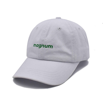 Cappello da papà con visore ovale personalizzato con logo ricamato in colore personalizzato