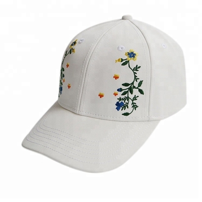 Il fiore ricamato sveglio dei berretti da baseball delle signore dell'estate ha modellato la dimensione di 56~60 cm