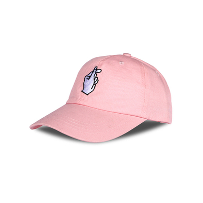 Cappelleria elegante di protezione di Sun di progettazione di sport del cotone dei cappelli neri rosa del papà