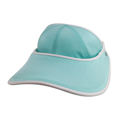 Cappuccio di plastica di plastica della visiera di Sun del PVC di logo su ordinazione, cappelli di Sun della visiera delle donne