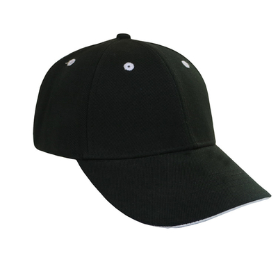 Cappelli acrilici neri alla moda del papà di Snapback, stile della peluche del berretto da baseball di papà