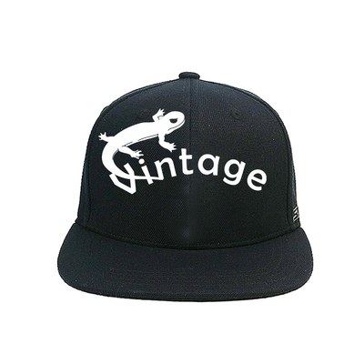 Cappello e cappuccio piani del campeggiatore del pannello dei cappelli 5 di Snapback del bordo di logo del ricamo