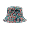 Donne ricamate del cappello del secchio del cotone di ricerca di Logo Fisherman Bucket Caps Outdoor