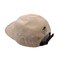 Berretto da camper in velluto a coste color crema con visiera Cappello sportivo unisex di alta qualità
