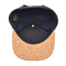 Estate piana del parasole dei cappelli di Snapback del bordo del grano di contrasto frontale di legno di colore