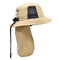 Pescatore su ordinazione Bucket Hat di logo Poylester 100% con protezione della sciarpa sul Sun
