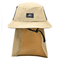 Pescatore su ordinazione Bucket Hat di logo Poylester 100% con protezione della sciarpa sul Sun
