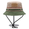 Cappello regolabile 100% del secchio del poliestere di abitudine del cappello di Sun di pesca della corda di modo