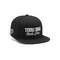 Il ricamo del nero Custom3D dello spazio in bianco di alta qualità segna 6 il pannello con lettere Bill Snapback Hats Caps piano