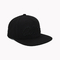 I cappelli piani di Snapback del bordo del fermaglio improvviso di plastica nero una dimensione misura tutta la corona strutturata