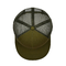 Cammuffi il cappello piano del camionista del bordo del bordo di 6 pannelli di verde piano di Mesh Cap Custom Logo Army