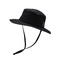Cotone unico di progettazione che pesca il cappello alla moda impermeabile nero del secchio della corda del cappello del secchio del cappuccio con il cordone