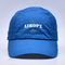 Cappelli di nylon di golf del poliestere di Snapback della tessitura del metallo del cotone di nylon regolabile blu del fermaglio per le attività all'aperto