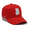 Il berretto da baseball del pannello della cinghia regolabile 6 con l'occhiello 6 ha rinforzato il logo su ordinazione delle cuciture