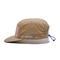 Cappello da camper unisex a 5 pannelli, tesa piatta, taglia unica, logo personalizzato