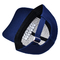 Cappello da baseball a 6 pannelli di alta qualità con logo a ricamo piatto colore di tessuto corrispondente