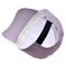Cappuccio da baseball a sei pannelli in bianco con poliestere 4 corrispondente colore di tessuto occhiale logo personalizzato