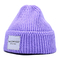Moda invernale Multicolore Uomini con manette a maglia, cappelli a maglia, cappelli unisex, cappelli con cappuccio viola