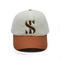Cappelli da baseball ricamati per tutte le età per tutte le stagioni Logo ricamato con asciugamano Visore in pelle e backstrap
