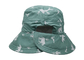 Cappello verde Eco comodo del secchio del pescatore del parasole del blocchetto di Sun amichevole