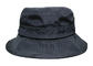Personalizzi il logo su ordinazione del pescatore del cappello nero del secchio per la donna dell'uomo