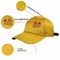 Il cappuccio curvo pannello giallo/abitudine delle ragazze 6 ha ricamato il modello normale dei berretti da baseball