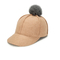 Berretto da baseball di lusso della pelliccia di autunno, stile del carattere del cappello di baseball della lana