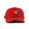 L'elastico del prodotto di qualità misura il berretto da baseball con il fermaglio stampato del metallo e di logo