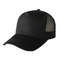 il cappello del camionista del poliestere di dimensione di 58cm/tutto il cappello nero del camionista ha ricamato il modello