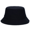 Uso nero solido personale delle donne di stile dello spazio in bianco del cappello del secchio del pescatore