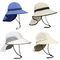 OEM/ODM hawaiani del cappello del secchio della spiaggia di Sun del cappuccio su ordine della visiera disponibile