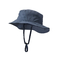 Cappello all'aperto di Boonie di piegatura regolabile, cappello del secchio di Camo del parasole della spiaggia degli uomini con corda