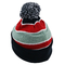 La lana merino 100% tricotta il cappuccio dell'inverno del Beanie della pianura di logo di Customde dei cappelli del Beanie