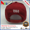 Logo personalizzabile dei berretti da baseball stampato rosso unisex con la cinghia regolabile