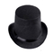 Cappello classico di Hard Top, modello tinto pianura pura del cilindro di Steampunk della lana di 100%