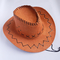 Cappello all'aperto di Boonie del cowboy della pelle scamosciata dell'adulto e del bambino, cappelli promozionali impermeabili del secchio