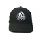 Colore nero in bianco semplicemente su ordinazione ricamato regolabile all'aperto dei berretti da baseball