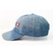Personale progetti i cappelli per il cliente di baseball del denim/cappuccio normale del papà lavato 6 pannelli