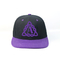 Cappelli piani hip-hop di Snapback del bordo con la vostra propria dimensione di logo 56cm-60cm