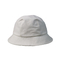 Logo puro piegante del ricamo del cappello del secchio dello spazio in bianco di colore del cappuccio di pesca misura abitudine