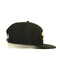 6 cappelli piani di Bill del pannello, cappuccio piano acrilico di Gorras del nero del bordo di abitudine 100%, logo su ordinazione