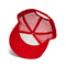 Berretto da baseball rosso unisex della maglia di modo per estate con il logo piano del ricamo