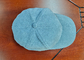 I cappelli del papà di sport di modo personalizzano la curva grigio scuro di logo della toppa del cuoio del tessuto di Toweling