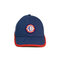 Un berretto da baseball blu maschio di 5 pannelli del cotone regolabile casuale