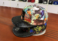 Toppa di cuoio stampata sublimazione variopinta piana di plastica di Digital dei cappelli di Snapback del bordo del fermaglio