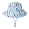 Cappucci animali del secchio del cappello di protezione reversibile di Sun del plaid del bambino del bambino