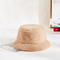 Faux caldo Mink Fur Bucket Hat della peluche di inverno di 58cm