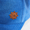 Cappuccio di Autumn Winter Polar Fleece Baseball con Logo Leather Patch inciso